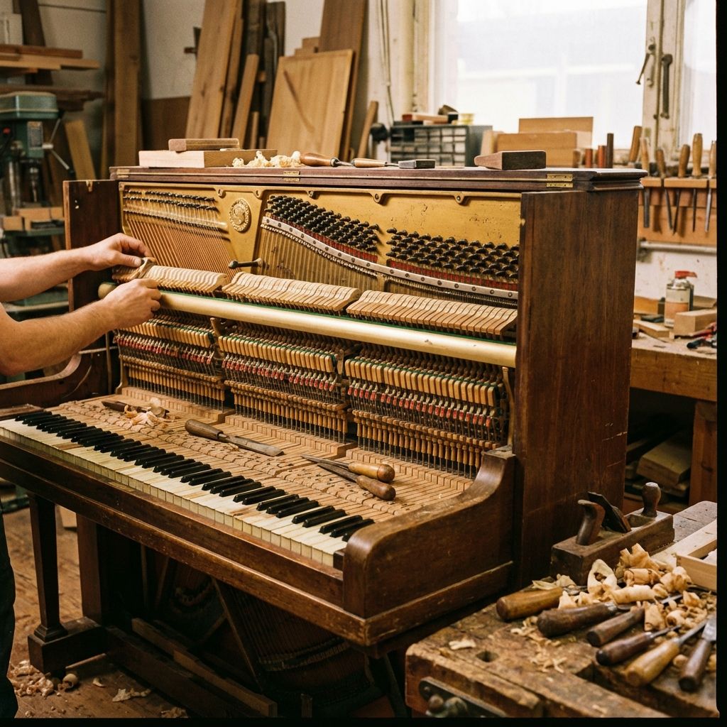 Reparación profesional de pianos